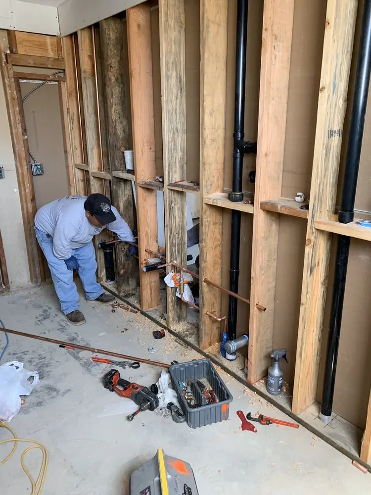 Commercial rough-in plumbing for Water Heater Replacement in South Solon